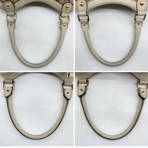 Authentic Gucci GG Canvas White Sukey Tote Bag W/ Gucci dustbag/care card-GUC - Picture 7 of 16